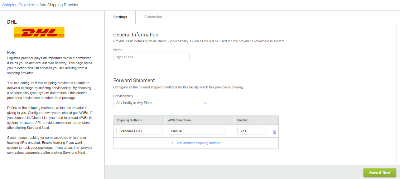 Integration With Dhl Unicommerce Support Portal 8224