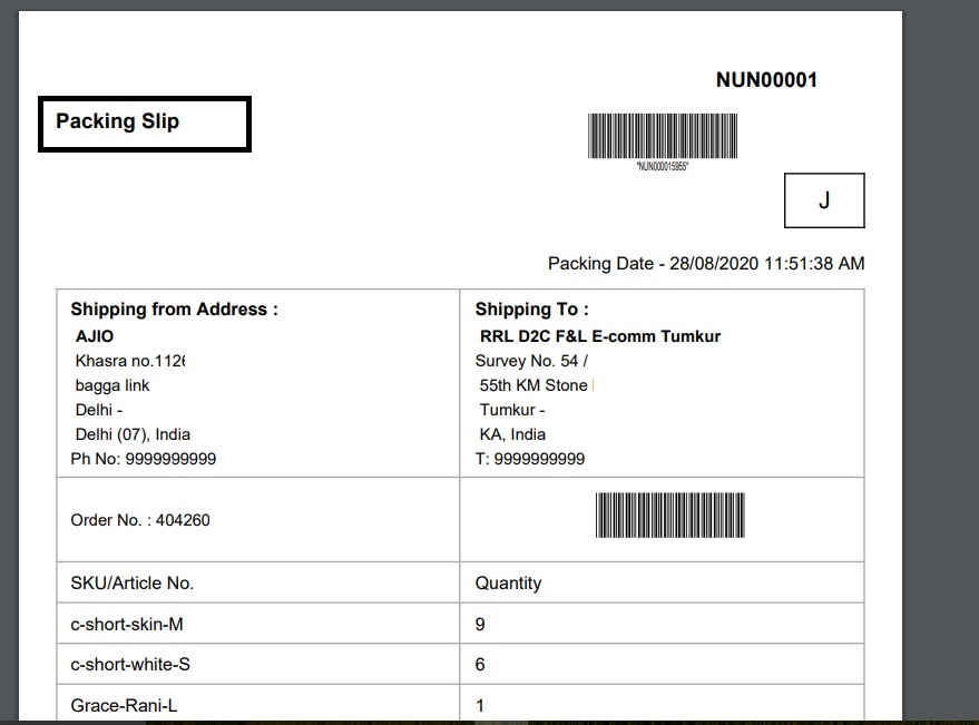 Integration with AJIO JIT B2C - Unicommerce Support Portal