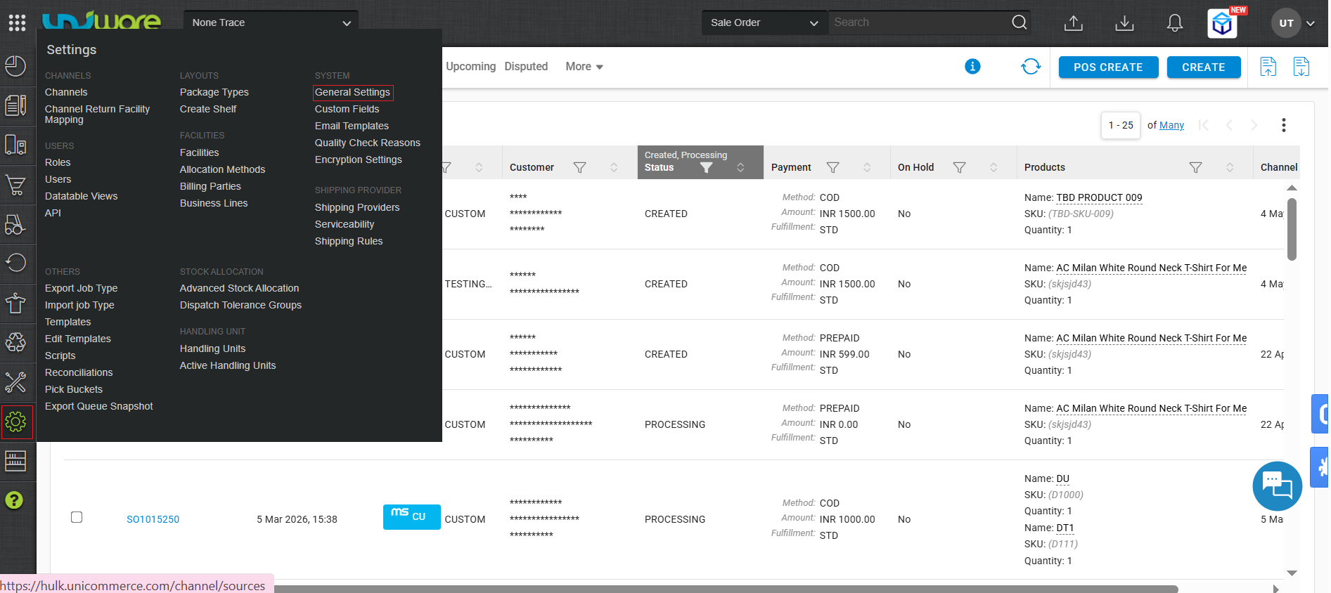 Step-1_Visit_Uniware_Menu_Hover_Settings_Tab_&_Click_General_Settings