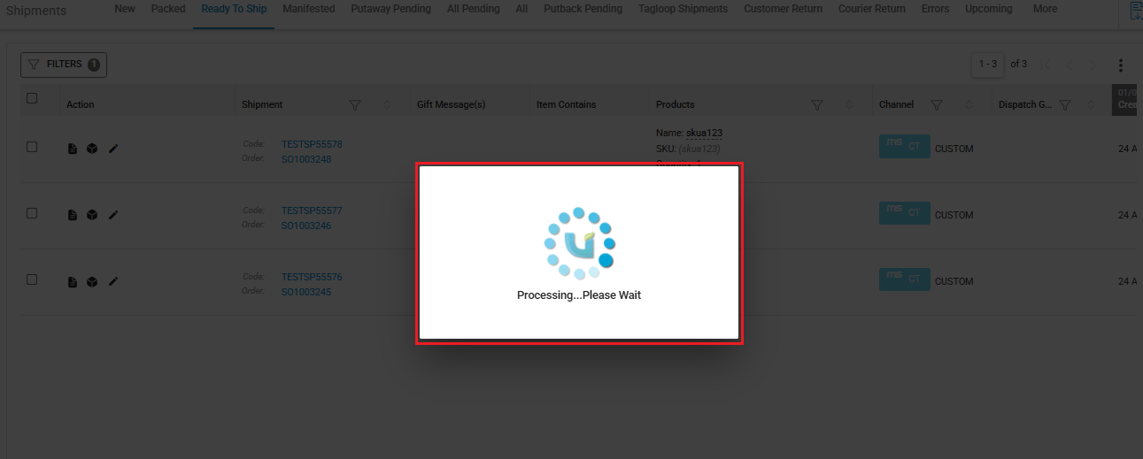 Quick Dispatch Icon Quick Dispatch - Unicommerce Support Portal